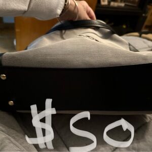 Coach Black and Gray Shoulder Bag